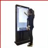 46 inch all in one interactive dual screen touch kiosk
